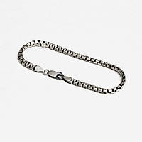 Срібний браслет, плетіння венеція плоска, Розмір 20 см x 0,45 см, Вага: 12.9 г