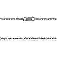 Срібний ланцюжок, рок (858В), Розмір 45 см x 0,2 см, Вага: 4.7 г