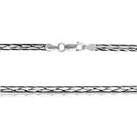 Срібний ланцюжок, плоска стрічка (824В), Розмір 45 см x 0,3 см, Вага: 5.0 г