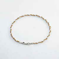 Срібний браслет, Розмір 19 см x 0,2 см, Вага: 2.6 г