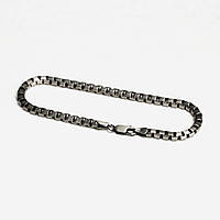 Срібний браслет, венеція кругла (860), Розмір 20 см x 0,4 см, Вага: 15.0 г