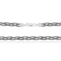 Срібний ланцюжок, коса (109В), Розмір 45 см x 0,6 см, Вага: 11.6 г