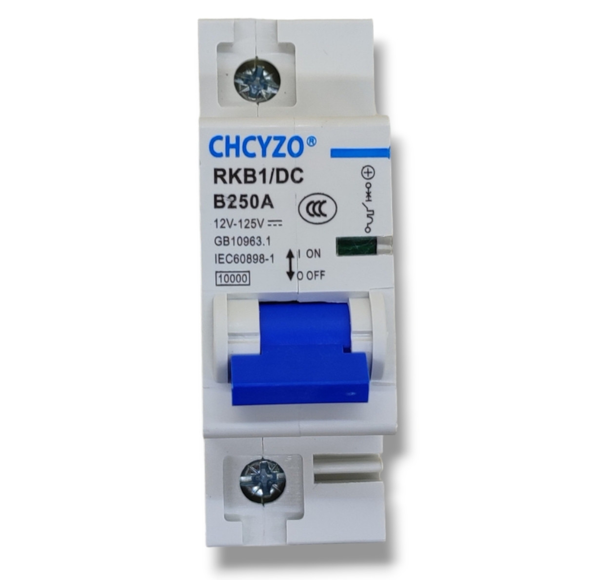 Автоматичний вимикач DC однополюсний постійного струму 250 амперів, фото 1