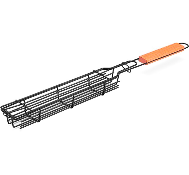 Решітка-гриль вузька з високим бортиком для овочів 49х5 см