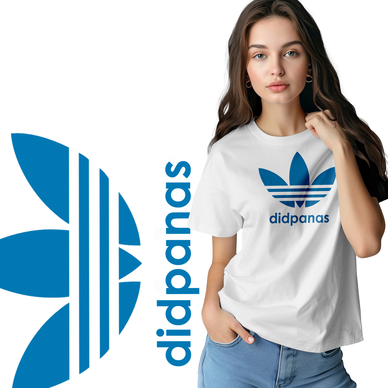 Футболка унісекс Stedman з принтом ДІД ПАНАС XS біла, фото 1