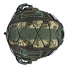 Шолом тактичний Fast Helmet NIJ IIIA + Навушники Walkers Razor Slim з чебурашкою + кавер мультикам, фото 6