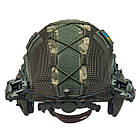 Шолом тактичний Fast Helmet NIJ IIIA + Навушники Walkers Razor Slim з чебурашкою + кавер мультикам, фото 9