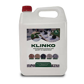 Клей для декоративного каменю для клумб та кори 5 л на водній основі готовий до використання