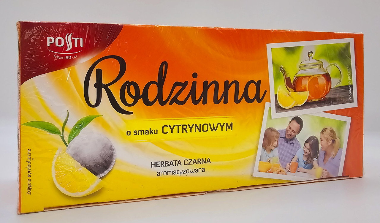 Чай чорний чай чорний Rodzinna Cytrynowa 80 пак. Польща