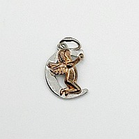 Срібна підвіска літера "С"