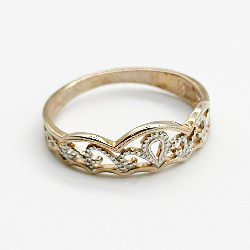 Срібна каблучка, Розмір 16,5, Вага: 1.7 г