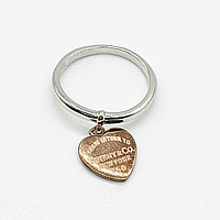 Срібна каблучка в стилі "Tiffany", Розмір 16,5, Вага: 2.6 г