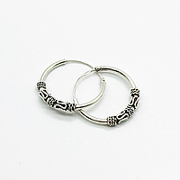 Срібні сережки