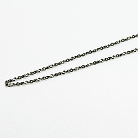 Срібний ланцюжок, плетіння Якір овальний