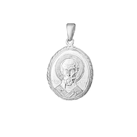 Срібна підвіска "Св.Миколай Чудотворець"