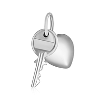 Срібна підвіска родована