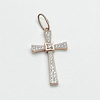 Срібна підвіска з фіанітами