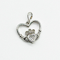 Срібна підвіска зі вставкою Swarovski Zirconia