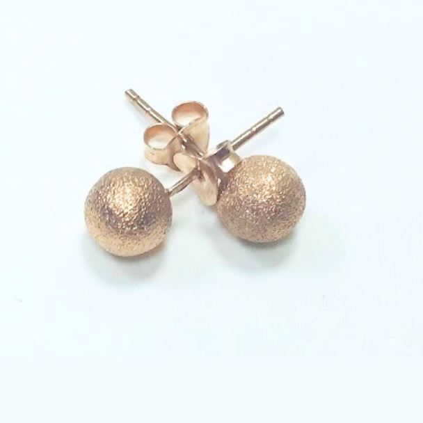 Срібні сережки пусети позолочені