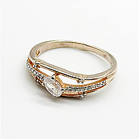 Срібна каблучка зі вставкою фіаніт