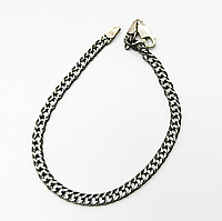 Срібний браслет, плетіння подвійний ромб (рембо)