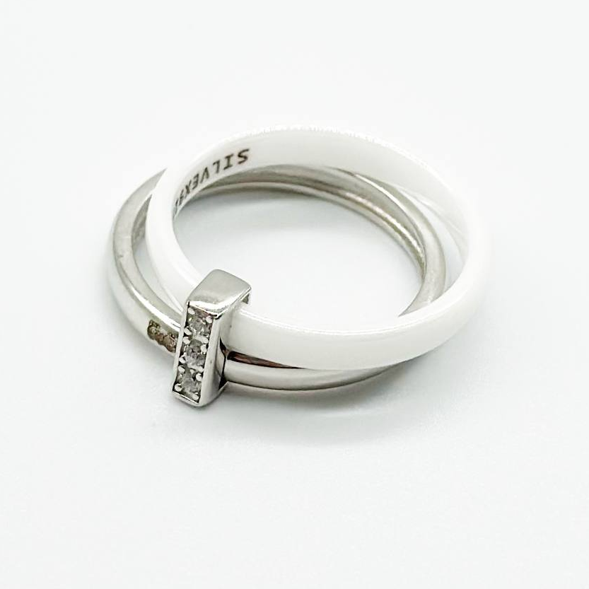 Срібна каблучка, Розмір 16,0, Вага: 3.4 г