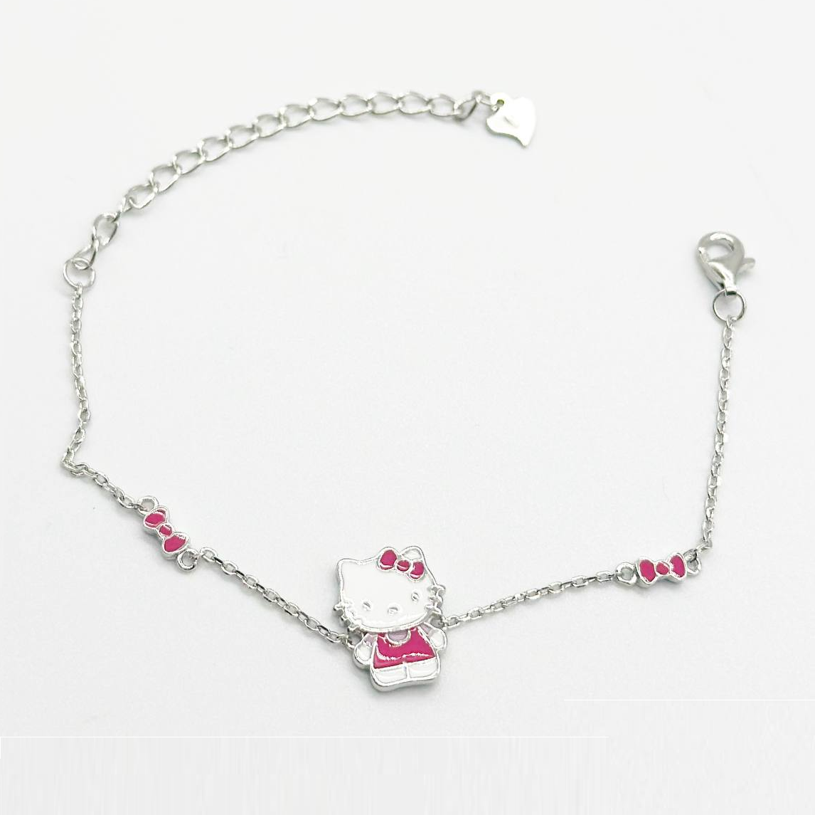 Срібний браслет Hello Kitty