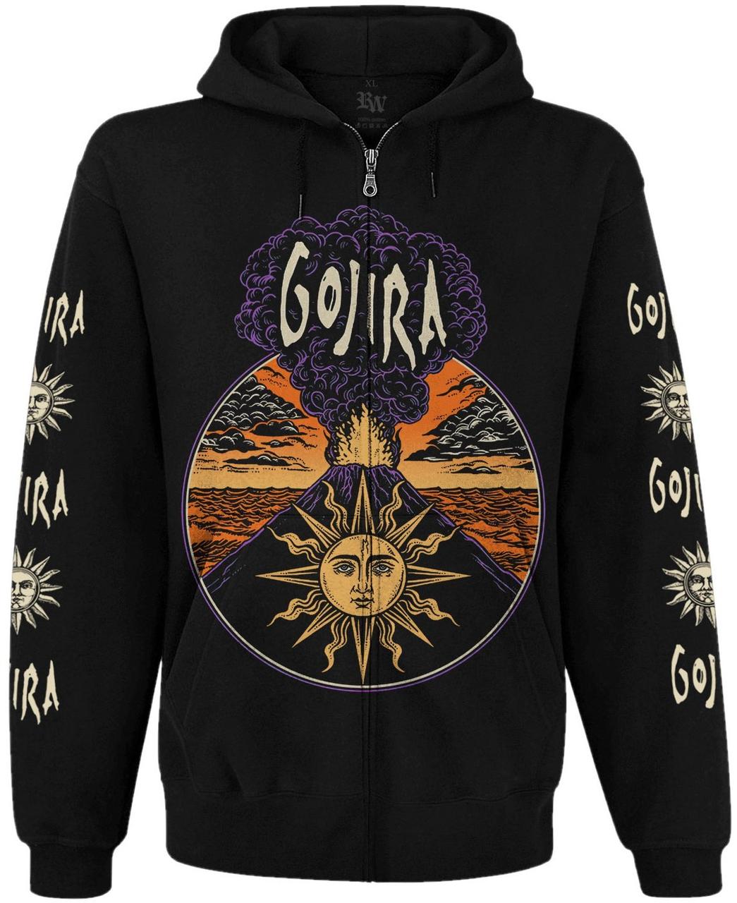 Худі Gojira "Magma" на блискавці, Розмір L