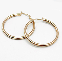 Срібні сережки позолочені