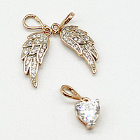 Срібний підвіс зі вставкою фіаніт