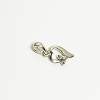 Срібна підвіска зі вставкою фіаніт