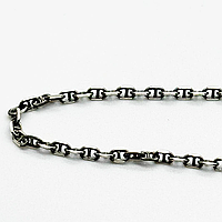 Срібний ланцюжок, плетіння Якір Гуччі