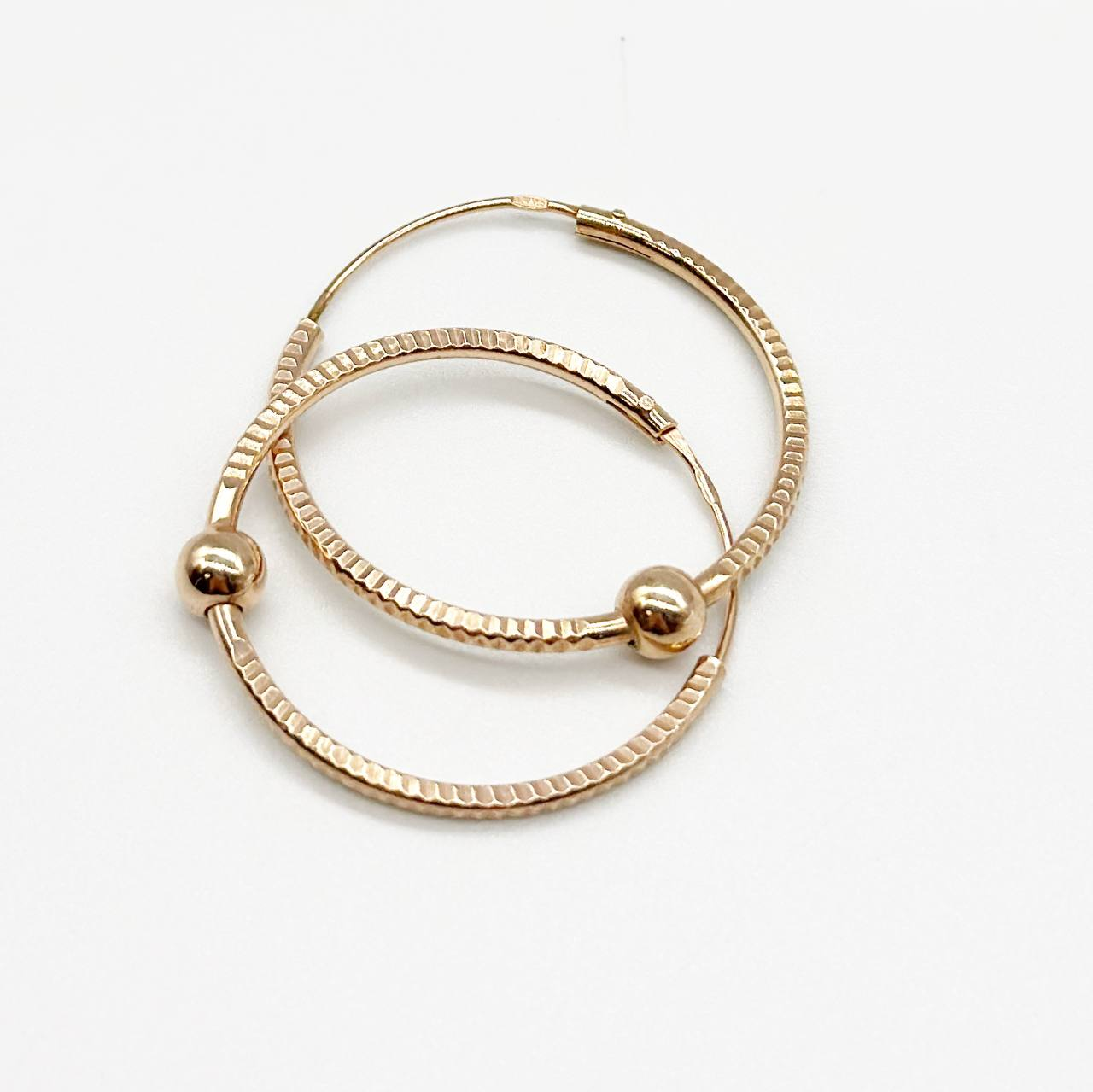 Срібні сережки позолочені