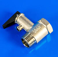 Клапан скидання тиску для бойлера з ручним керуванням