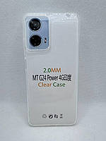 Прозорий силіконовий чохол 2 мм. для Motorola Moto G24 Power