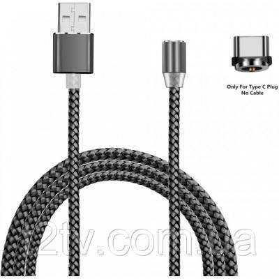 Дата кабель USB 2.0 AM to Type-C 1.2m Magneto grey XoKo (SC-355a MGNT-GR)