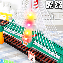 Комплект гоночної траси з електропоїздом Malplay 700 см, фото 4