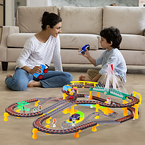 Комплект гоночної траси з електропоїздом Malplay 700 см, фото 5