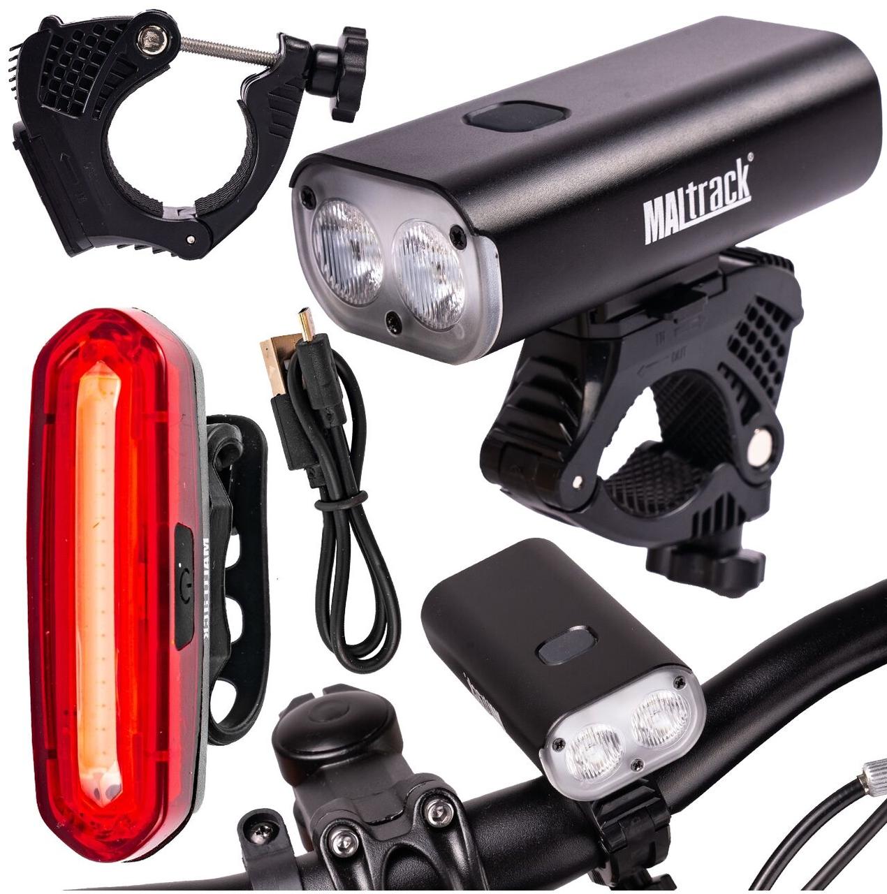 Led на велосипед передній+задній MalTrack