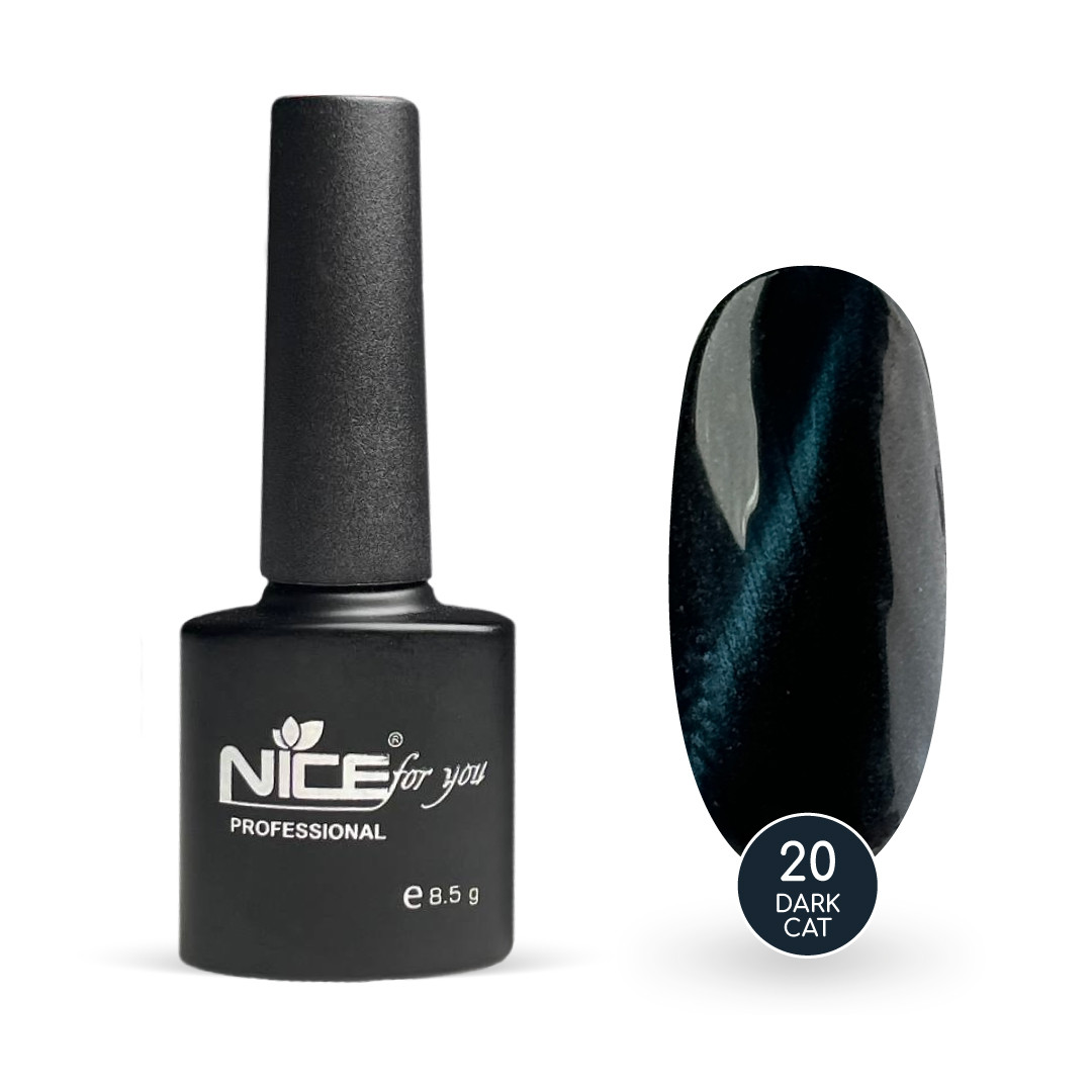 Гель-лак Nice for you Dark Cat №20 8.5 г