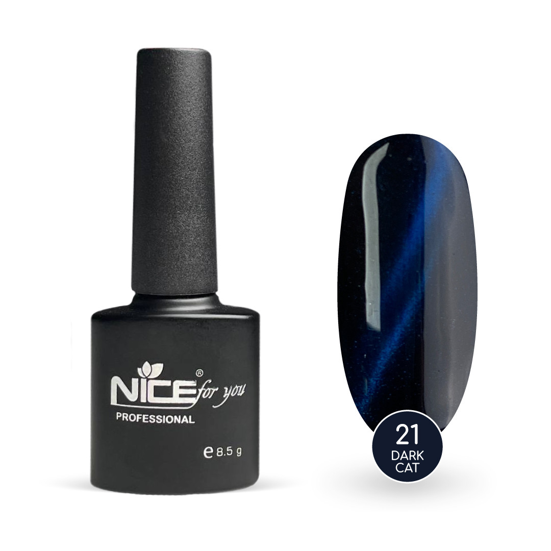 Гель-лак Nice for you Dark Cat №21 8.5 г