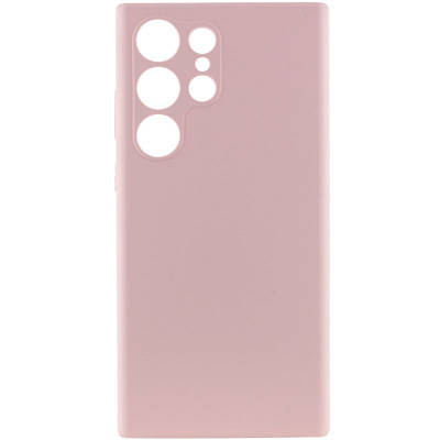 Чехол Silicone Cover Lakshmi Full Camera (AAA) для Samsung Galaxy S24 Ultra Full camera, Рожевий / Pink Sand