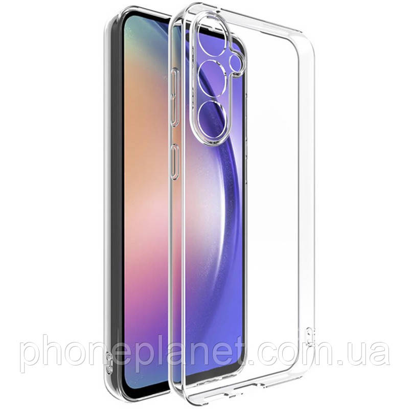 TPU чехол Epic Transparent 1,5mm Full Camera для Samsung Galaxy A35, фото 1
