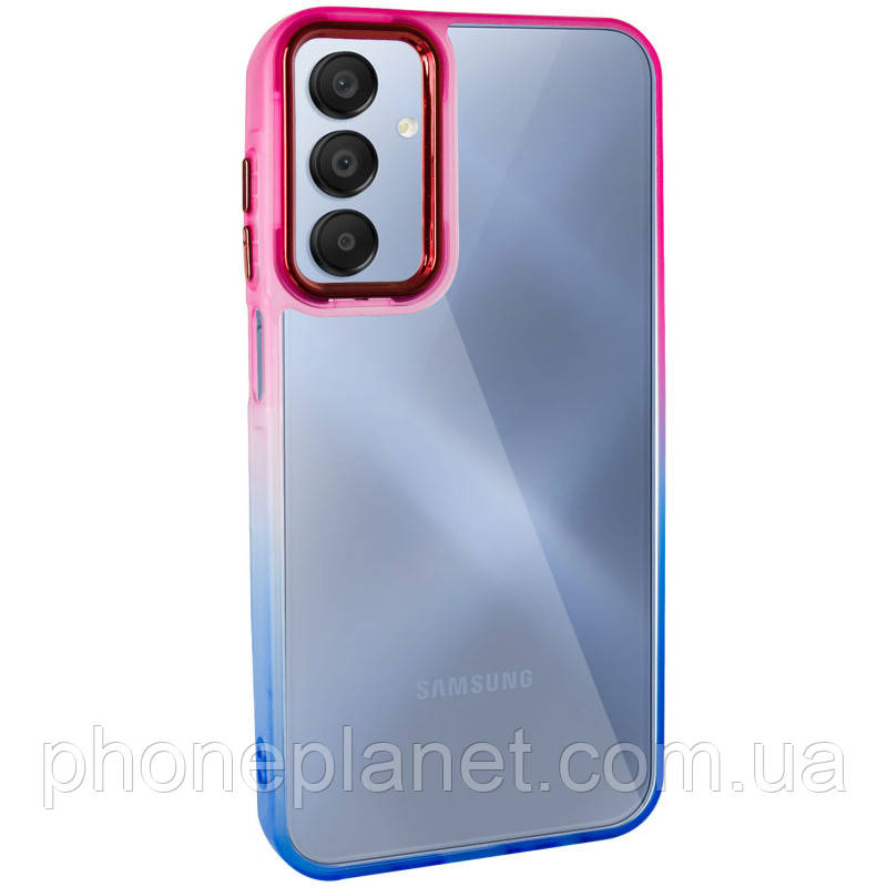 Чохол TPU+PC Fresh sip series для Samsung Galaxy A25 5G TPU+PC, Синій / Рожевий