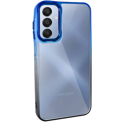 Чохол TPU+PC Fresh sip series для Samsung Galaxy A25 5G TPU+PC, Чорний / Синій