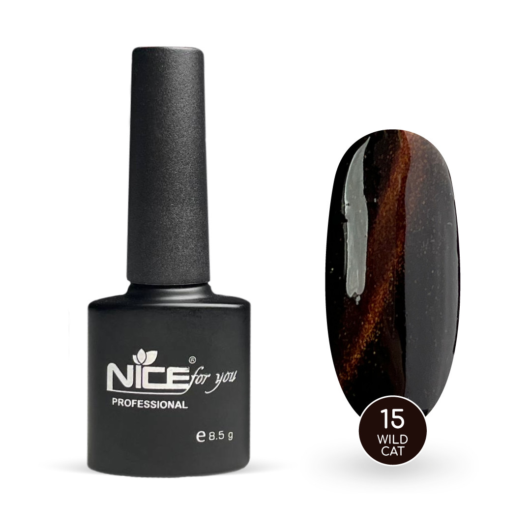 Гель-лак Nice for you Wild Cat №15 8.5 г