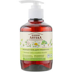 Гель для вмивання Зелена Аптека Ніжний Зелений чай та гінкго білоба 270 мл 4823015907838 smart