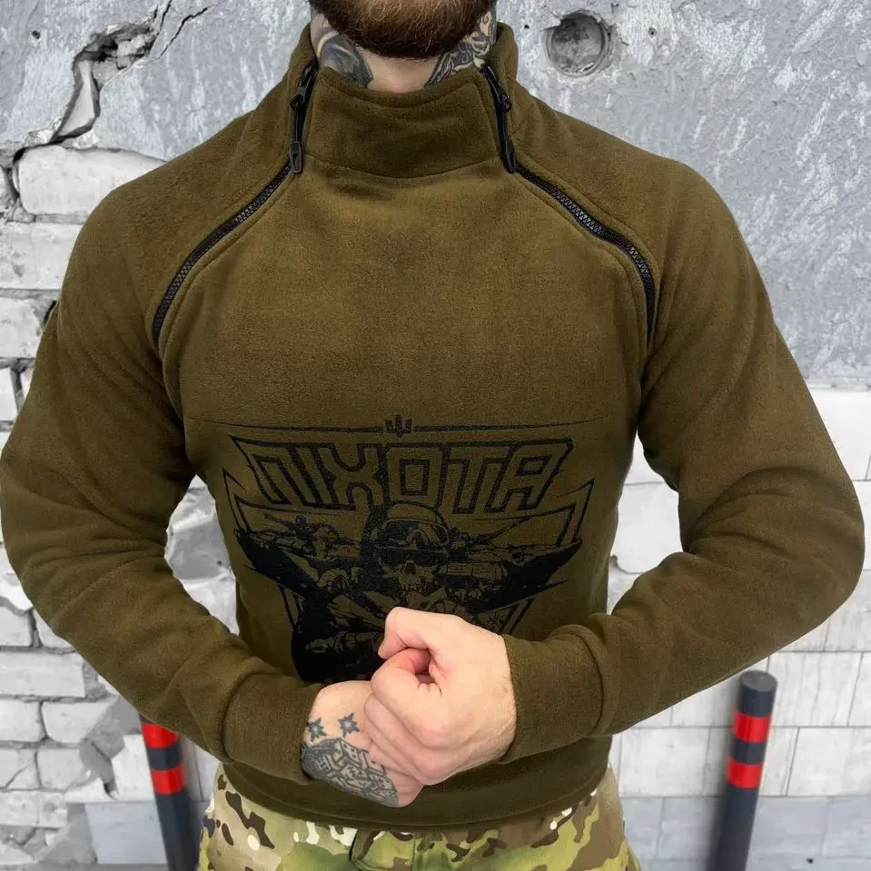 Чоловіча фліска Піхота койот під горло