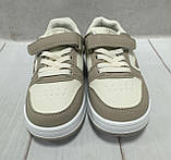 Модні кросівки дитячі аналогpuma бежевий 28-29, фото 3
