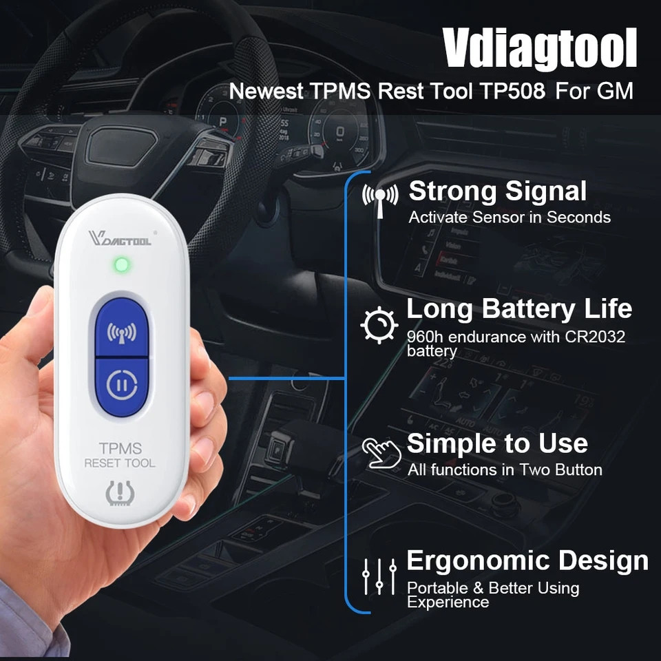 Активатор VDIAGTOOL TP508 TPMS REET TOOl
